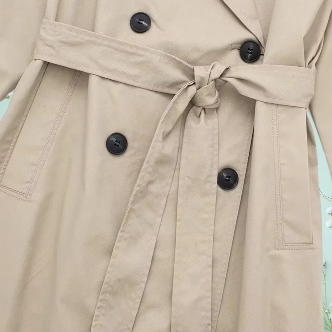 Double Breasted Trench coat Vintage look
