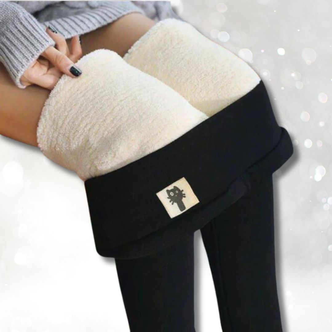 Fleece-Lined Thermal Leggings for Women