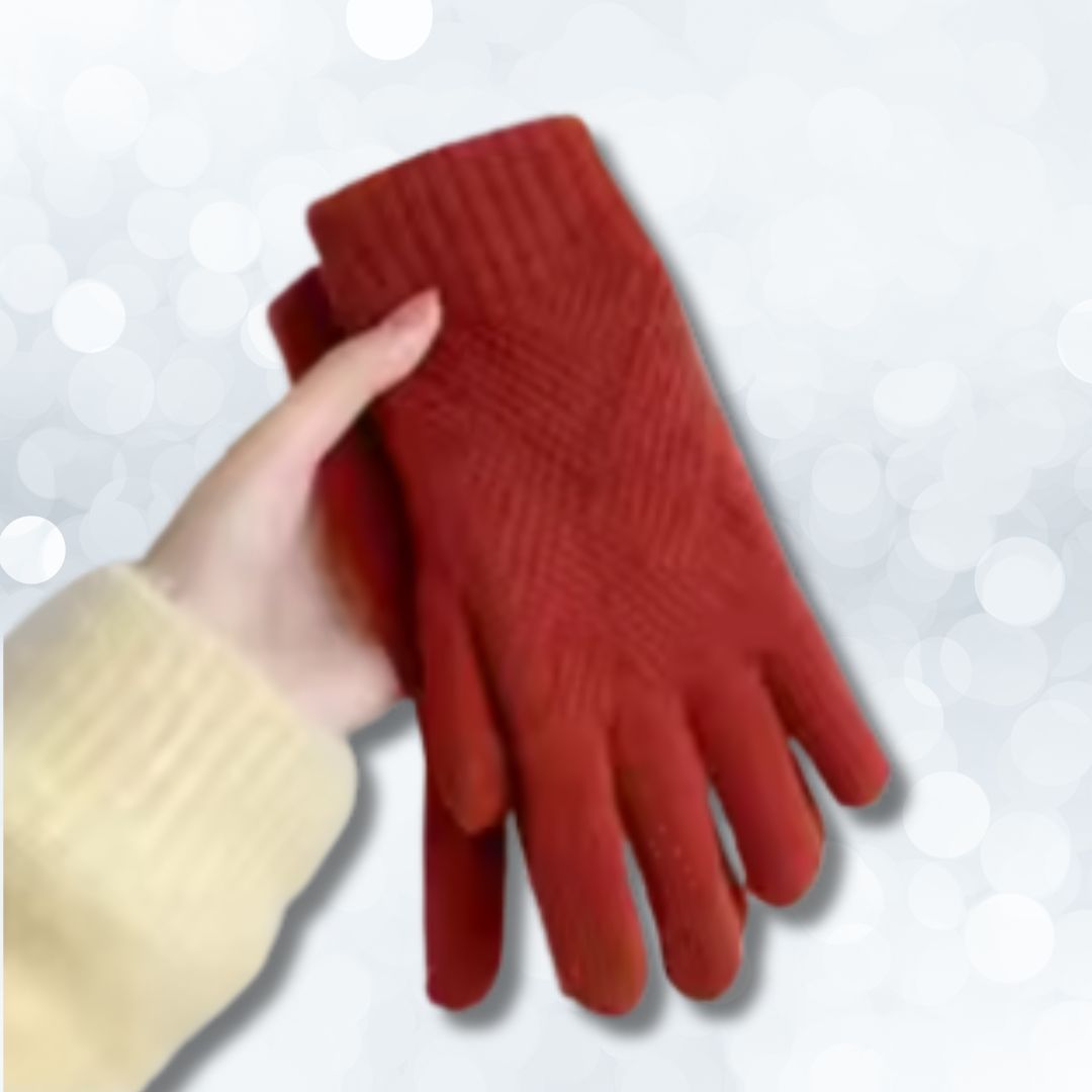 Double Layer Cashmere Touchscreen Gloves