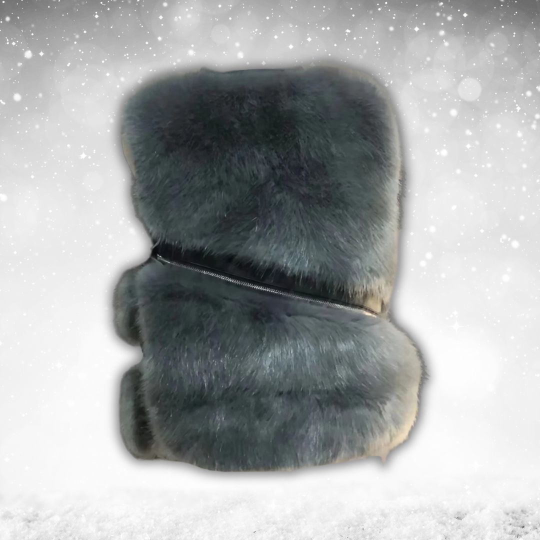 Sleeveless Fur Vest Jacket