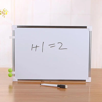 Double-Sided Magnetic Whiteboard with Accessories