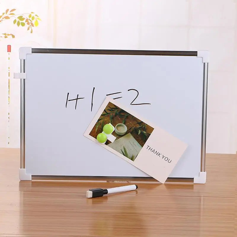 Double-Sided Magnetic Whiteboard with Accessories